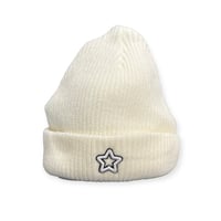 knit cap white
