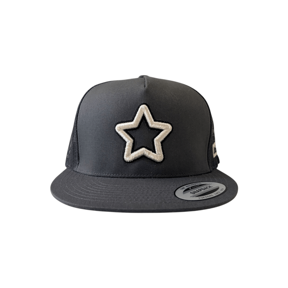 double star mesh cap charcoal | THE MOBSTAR JAP