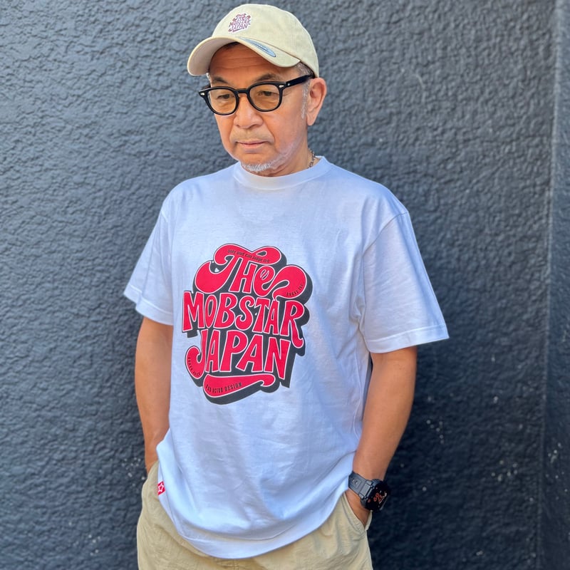 logo T-shirt white | THE MOBSTAR JAPAN®️