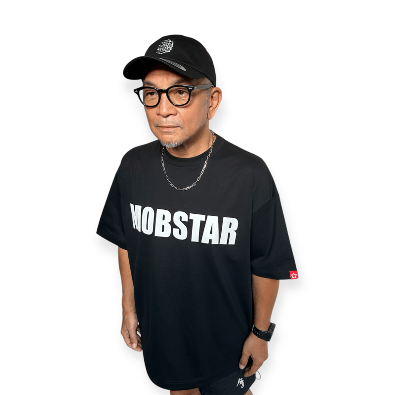 naotaro ※プロフィールご覧下さい MOBSTAR ドローコードTシャツ ブラック | THE MOBSTAR JAPAN®️