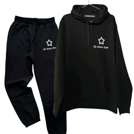 STAR hoodie setup black