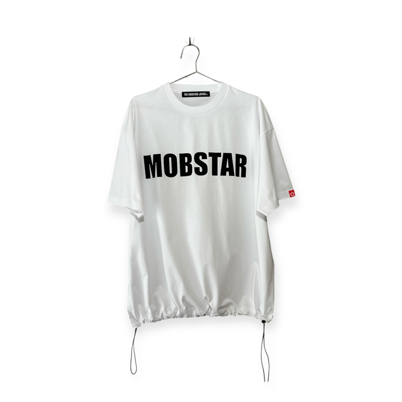 新品 THE MOBSTER JAPAN ドローコードTシャツ モブスター L MOBSTAR ドローコードTシャツ ホワイト | THE MOBSTAR JAPAN®️