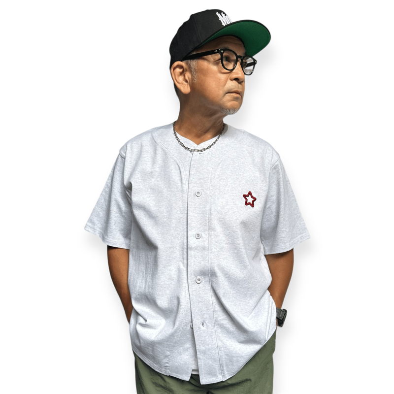 ベースボールシャツ アッシュ | THE MOBSTAR JAPAN®️