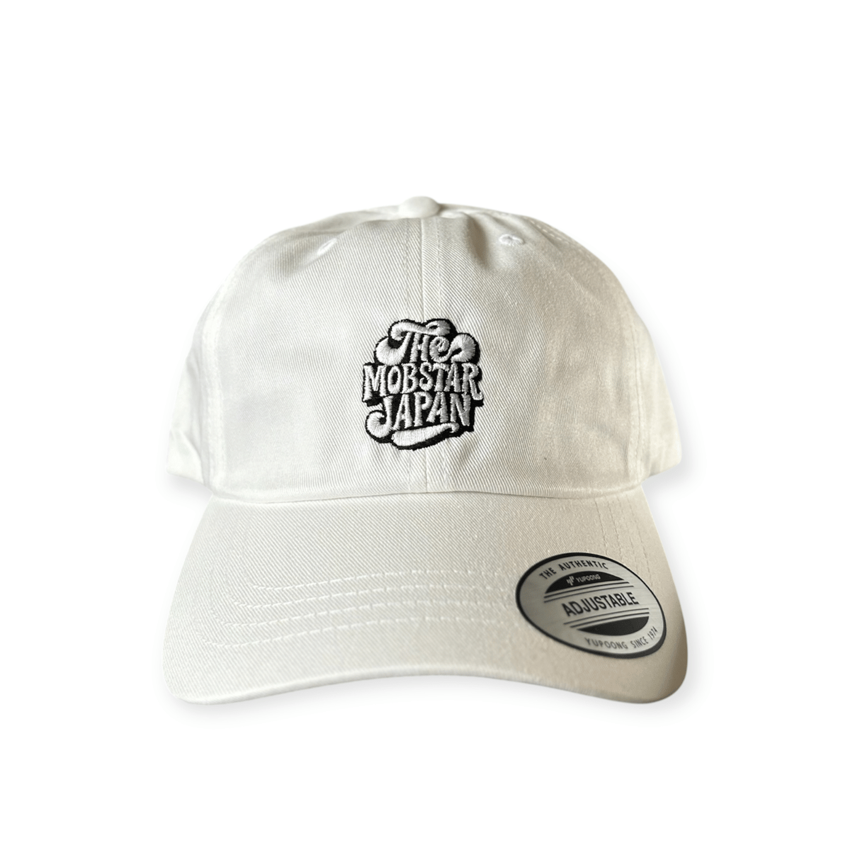 logo dad cap white | THE MOBSTAR JAPAN®️