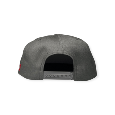 flat visor cap dark grey