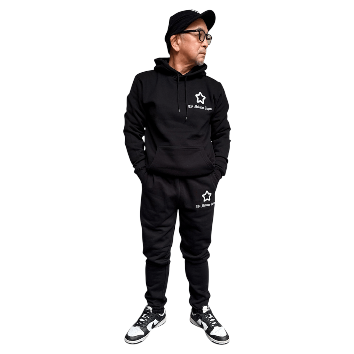 STAR hoodie setup black | THE MOBSTAR JAPAN®️
