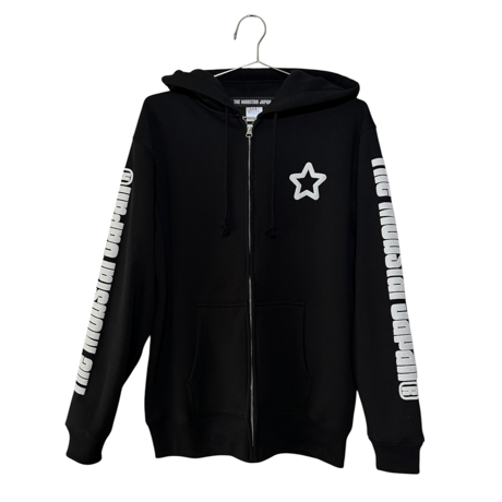 foaming zip hoodie