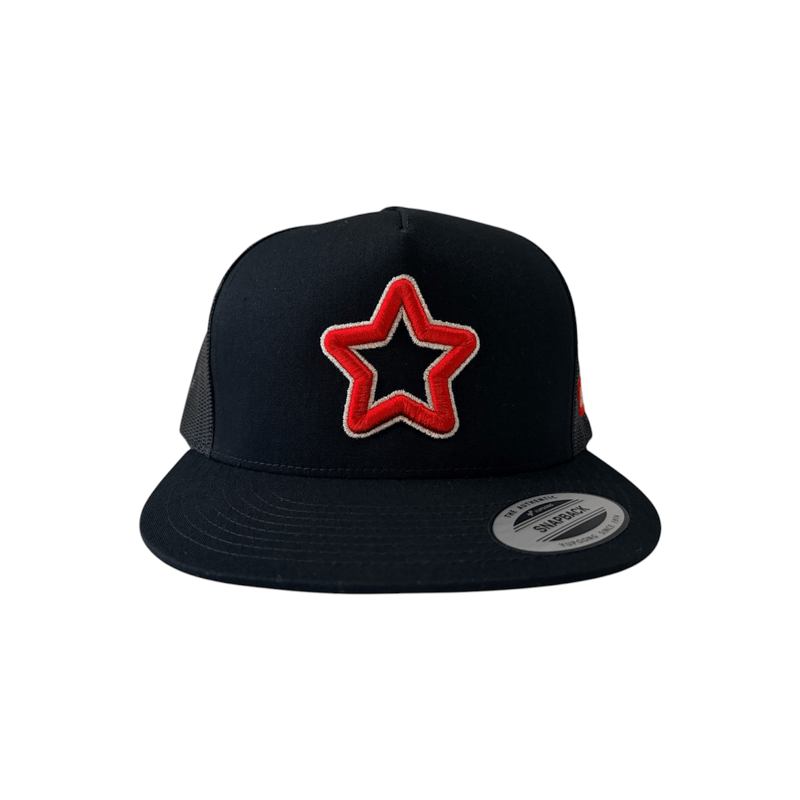 double star mesh cap black | THE MOBSTAR JAPAN®️
