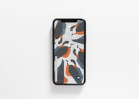 iPhone用壁紙 _2月_ヤマガラ