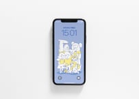 iPhone用壁紙 No.182_5月_みんな、Tシャツ