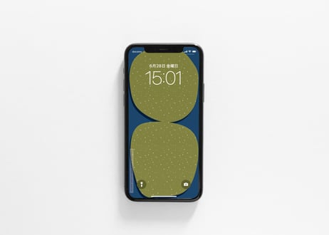 iPhone用壁紙 No.163_7月_梨