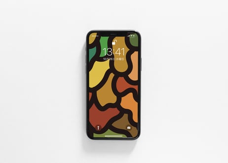 iPhone用壁紙 _11月_木々