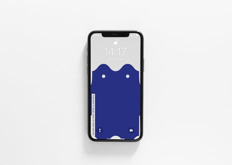 iPhone用壁紙 _1月_キモチのカタチ_ghost