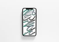 iPhone用壁紙 _1月_NewYear_ice-green