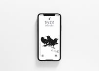 iPhone用壁紙 _3月_器のマーク