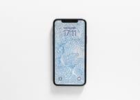 iPhone用壁紙 No.190_11月_等高線 col.01