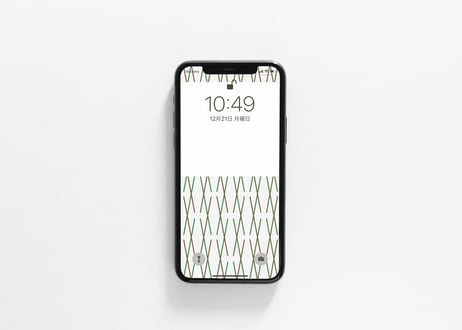 iPhone用壁紙 _   Dec-Jan_松葉