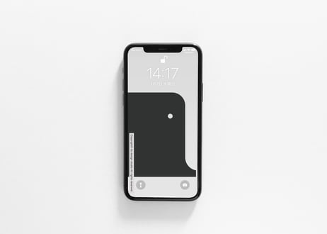 iPhone用壁紙 _1月_キモチのカタチ_elephant