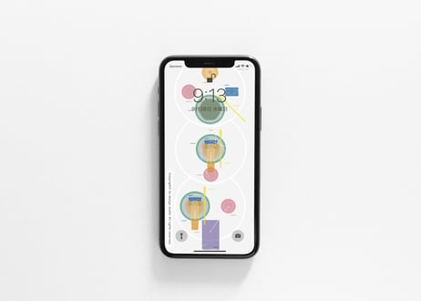 iPhone用壁紙 _10月_略盆点前図２