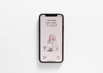 iPhone用壁紙 No.193_1月_酔っ払い01