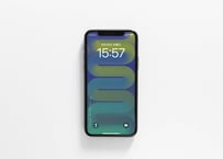 iPhone用壁紙 No.171_10月_冷気タテにウネウネ