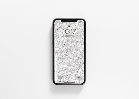 iPhone用壁紙 _10月_線