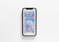 iPhone用壁紙 _8月_water-flow