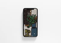 iPhone用壁紙 _12月_室内のビカクシダ