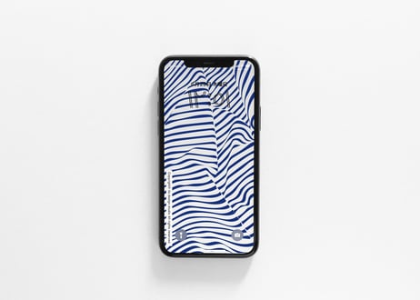 iPhone用壁紙 _7月_ストライプのシャツ02