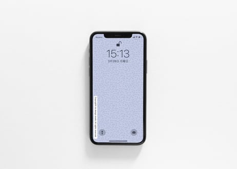 iPhone用壁紙 _4月_チクチク