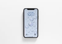 iPhone用壁紙 No.162_6月_水滴