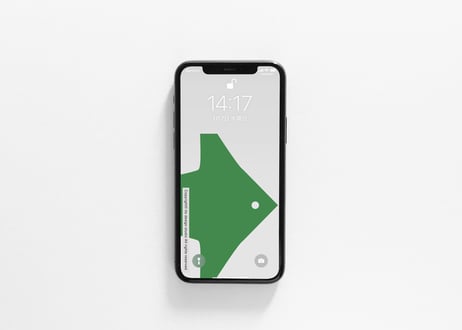 iPhone用壁紙 _1月_キモチのカタチ_fish