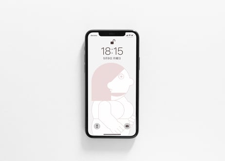 iPhone用壁紙 _5月_woman