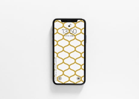 iPhone用壁紙 _   November_金網フェンス