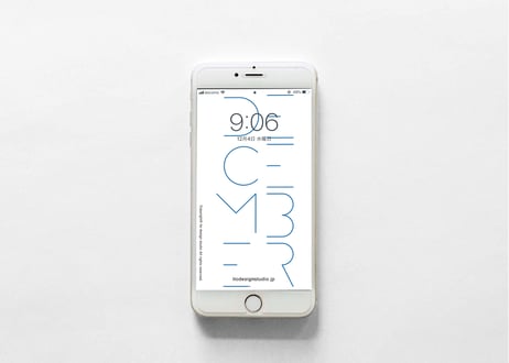 iPhone 用壁紙 _ DECEMBER-2