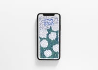 iPhone用壁紙 _6月_紫陽花