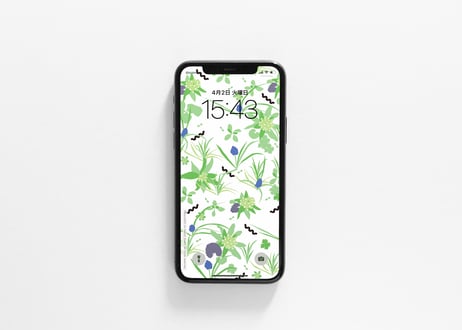 iPhone用壁紙 No.155_4月_春ワクワク