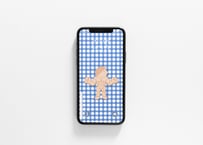iPhone用壁紙 _3月_超人消しゴム01