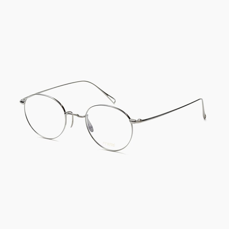 ayame MANRAY 46□21 Vintage Silver ayame アヤメ メガネ MANRAY(46