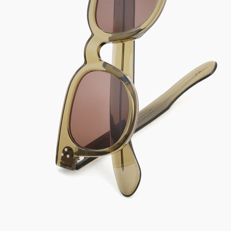 < JULIUS TART OPTICAL for Continuer > FDR 46 [OLIVE / LIMITED - CHOCO BROWN]