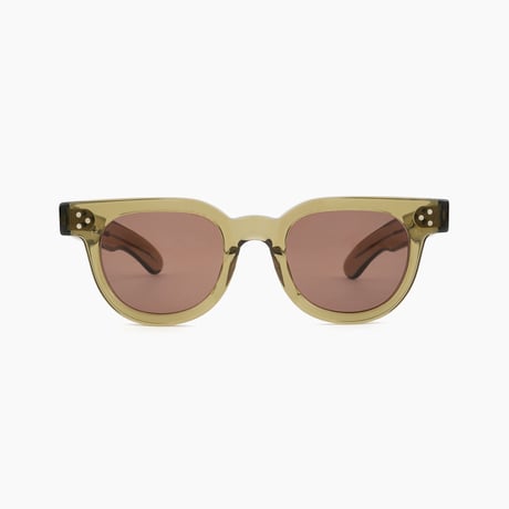 < JULIUS TART OPTICAL for Continuer > FDR 46 [OLIVE / LIMITED - CHOCO BROWN]