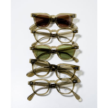 < JULIUS TART OPTICAL for Continuer > FDR 46 [OLIVE / LIMITED - CHOCO BROWN]