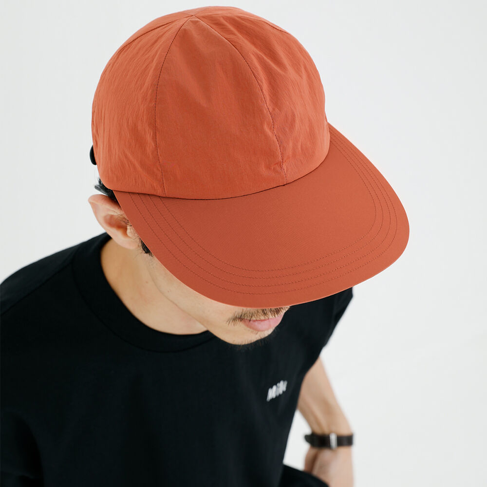 COMESANDGOES> LIGHT NYLON BIG BRIM CAP - Pink