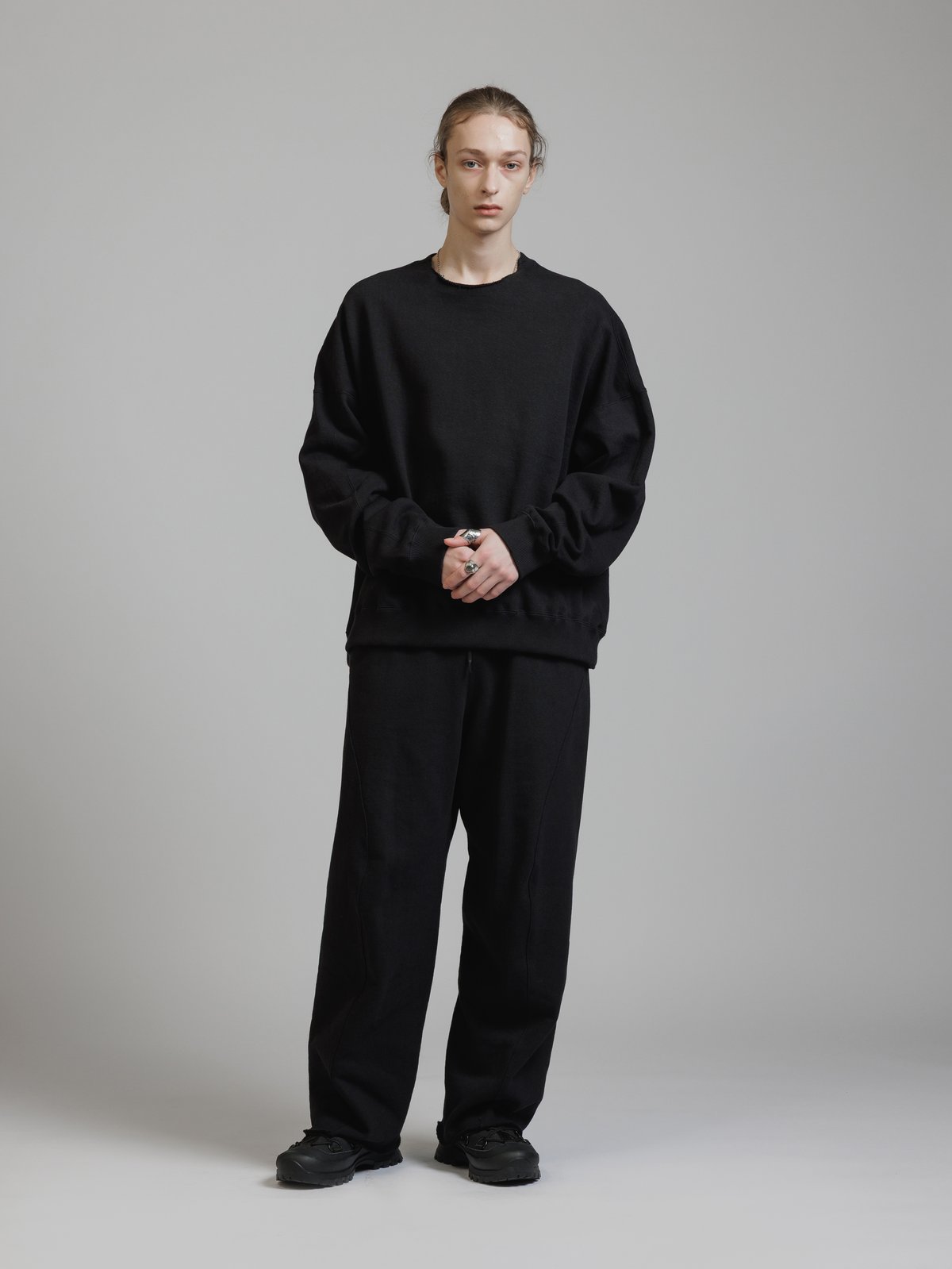 The Viridi-anne / VI-3924-04 / ヘビースウェットワイドパンツ |