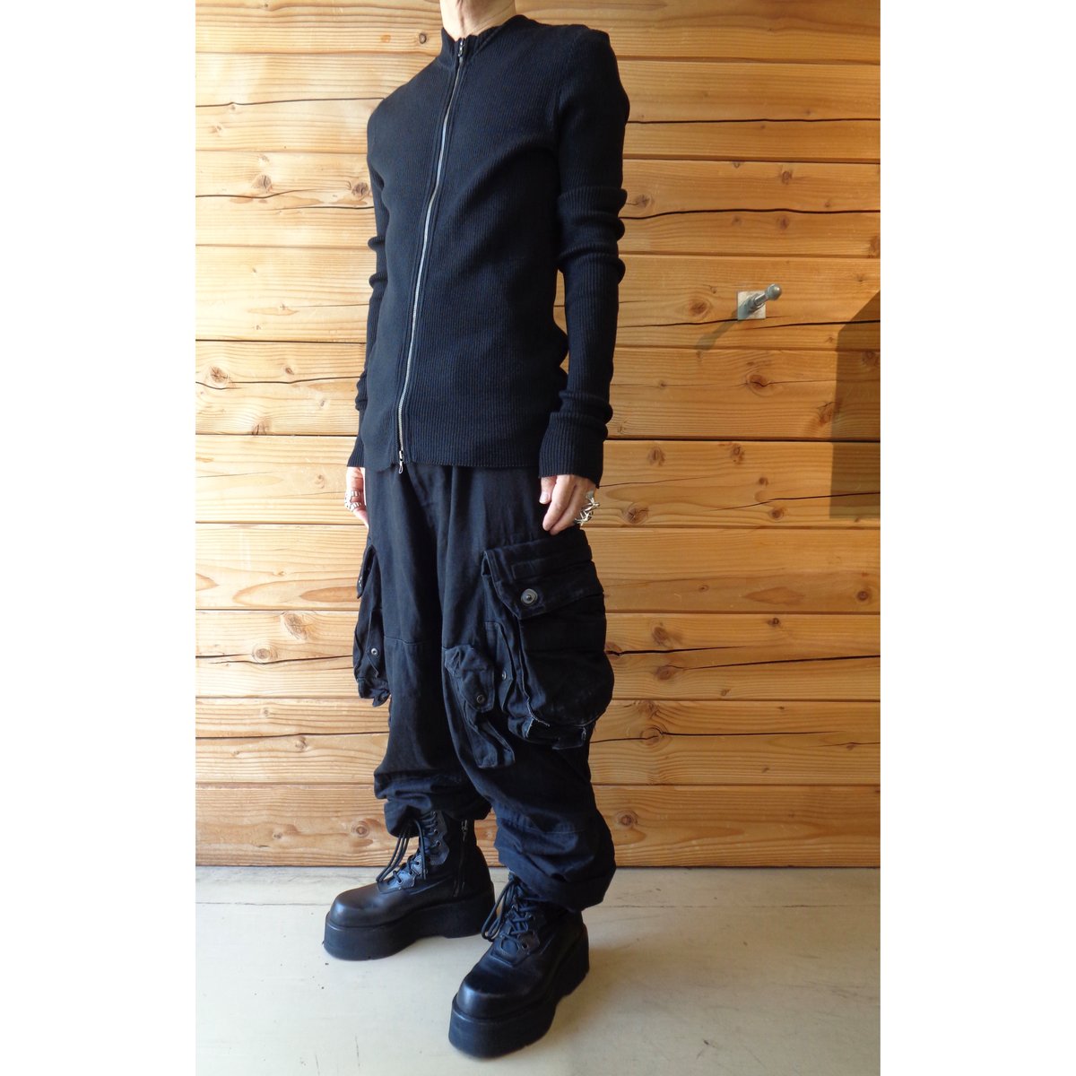 JULIUS / 917KNM1 / フルジップニットシャツ | VIBE NAGANO