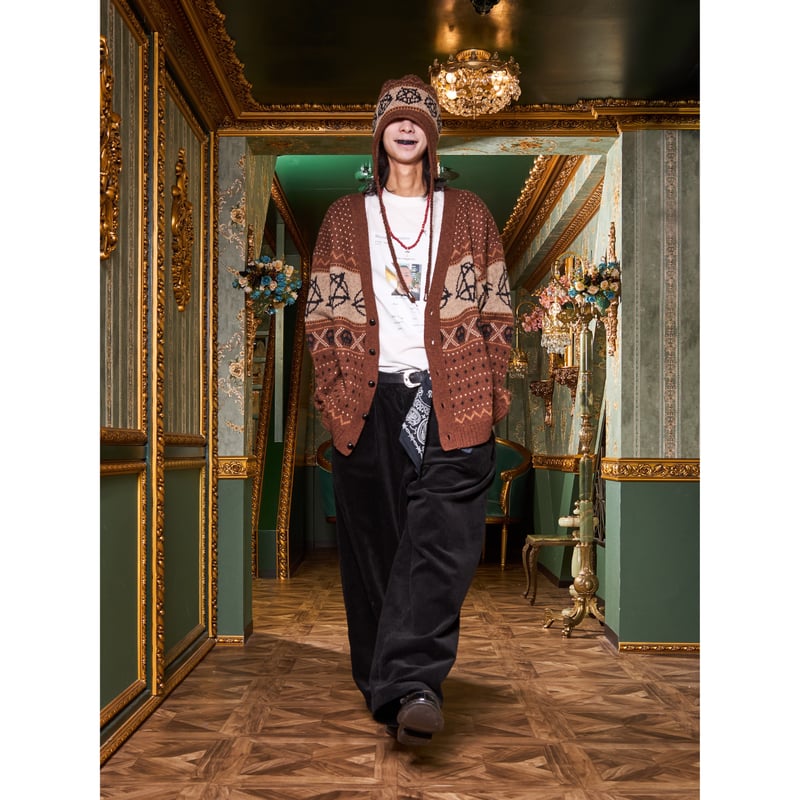 el conductor H / ボトム/2/コーデュロイ/BLU/PD21AP01B// el conductorH / CORDUROY COWBOY WIDE TROUSERS |