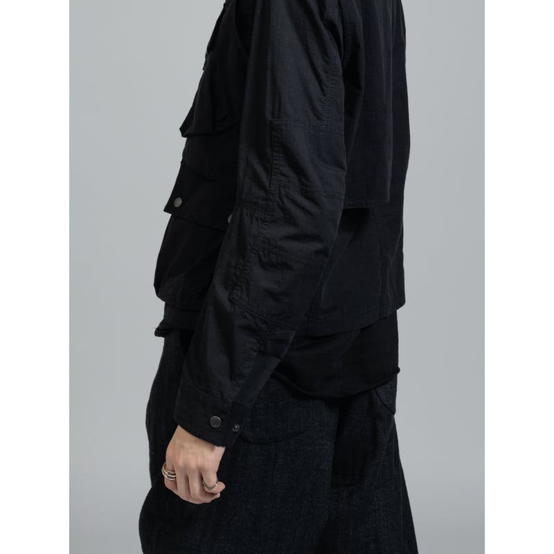 The Viridi-anne / VI-3828-06 / リップストップ ミリタリー ジャ