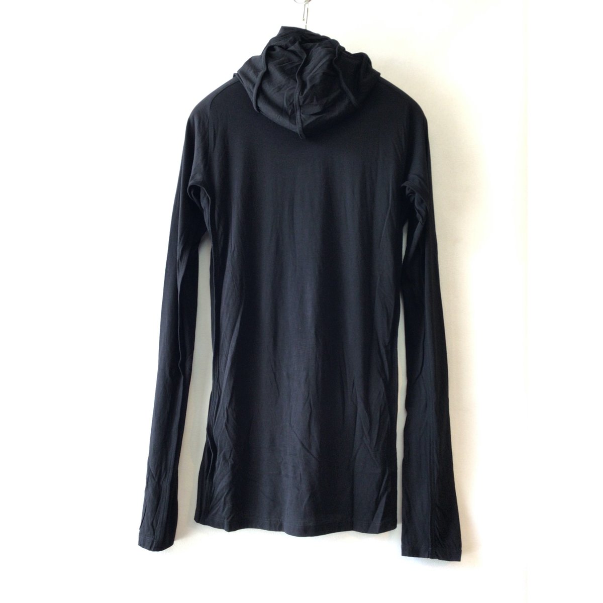 JULIUS リブロングカットソー ユリウス JULIUS COTTON/SILK RIB LONG SLEEVE T-SHIRT （BLACK