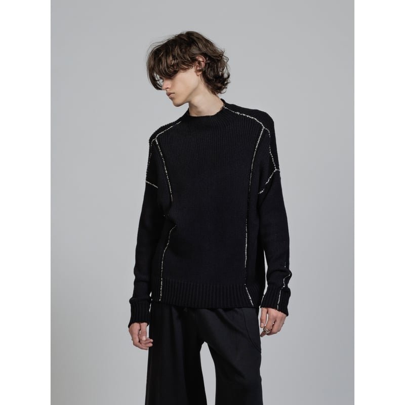 The Viridi-anne / VI-3853-07 / ボトルネックニット | VIBE