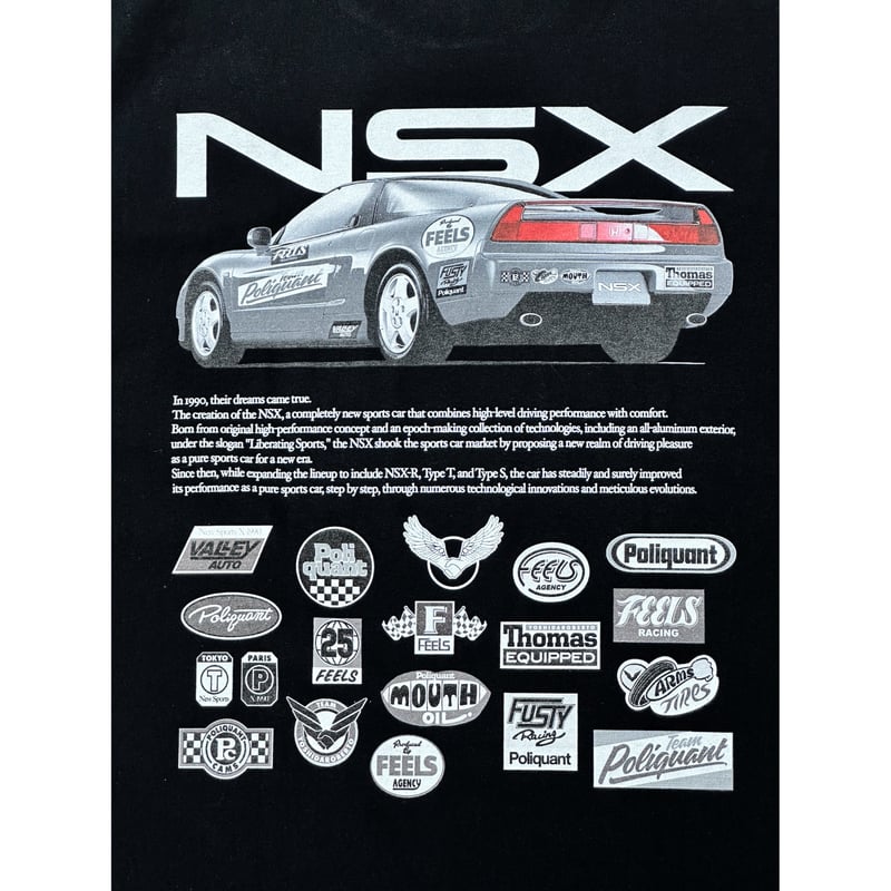 POLIQUANT× HONDA / NEW SPORTS X 1990 S/S TEE //